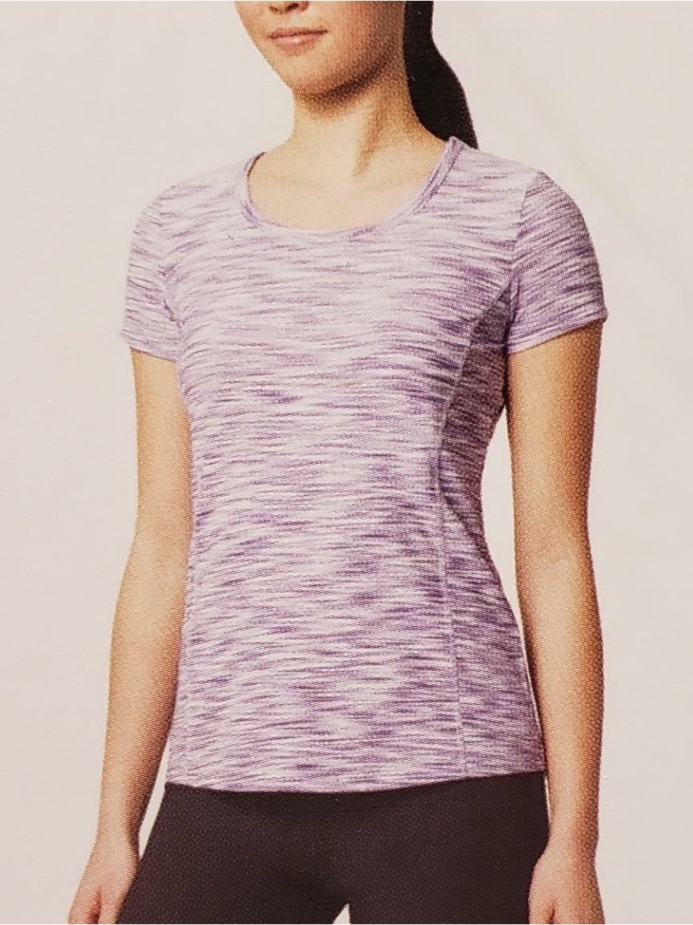 NWT Mondetta active tee pink white